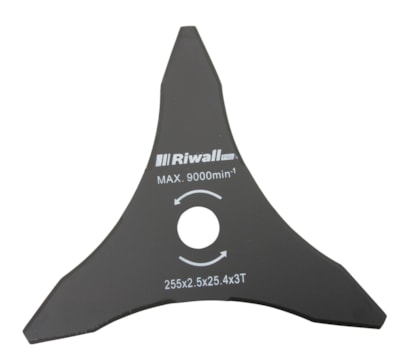Riwall PRO Trojzubý žačí nůž pro křovinořezy ( 255 x 2,5 x 25,4 mm )