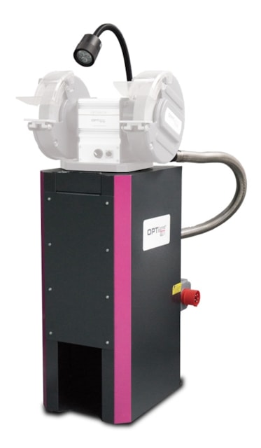 Vario jednotka pro brusky GU 1,5 kW s podstavcem a odsáváním