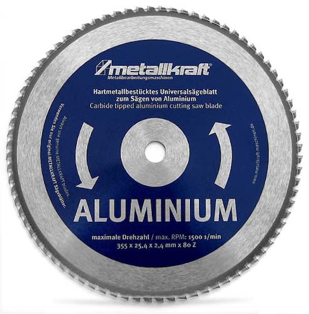 Pilový kotouč na hliník ø 355 mm