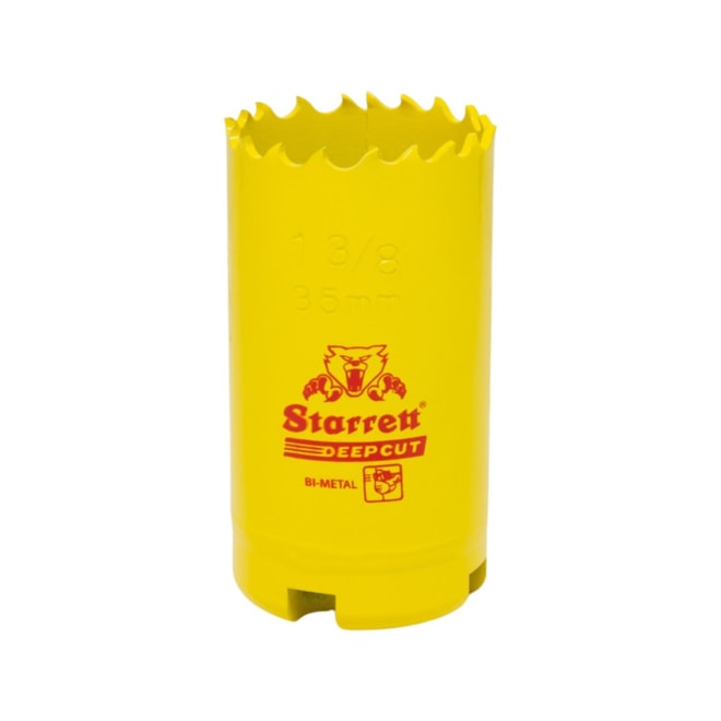 Vykružovací vrták korunkový HSS 35 mm, bimetalová děrovka STARRETT DPP Deep Cut