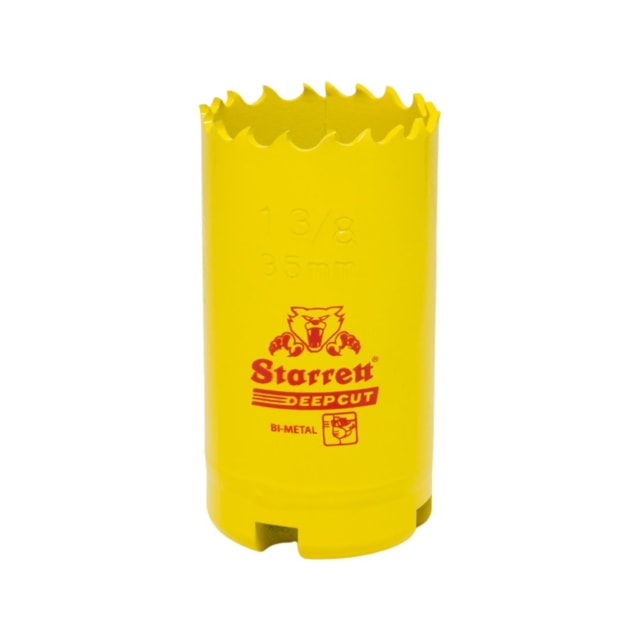 Vykružovací vrták korunkový HSS 35 mm, bimetalová děrovka STARRETT DPP Deep Cut