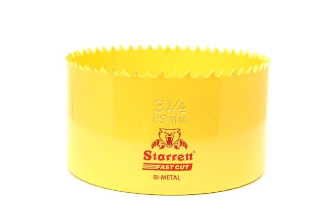 STARRETT Vykružovací vrták korunkový HSS 83mm, bimetalová děrovka - novinka FAST CUT!