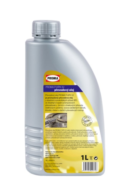 PROMA P-HPH 32 - Převodový olej pro tlaková mazání 1l