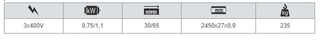 PEGAS pásová pila na kov 220x250 GH-R 3