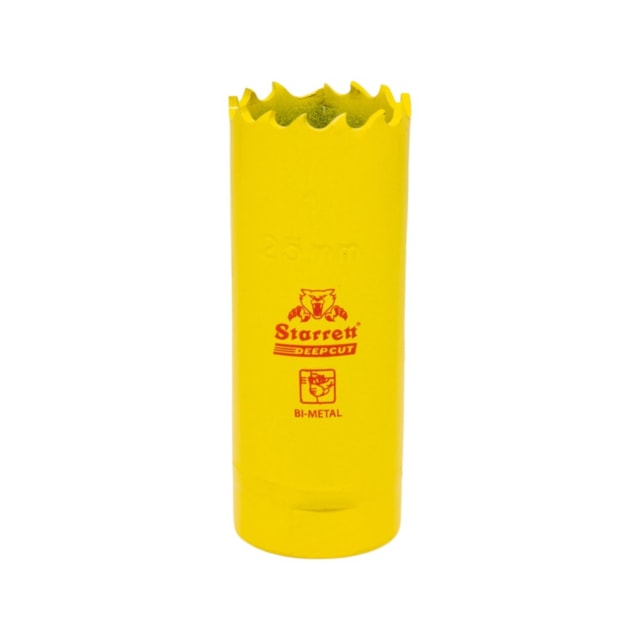 Vykružovací vrták korunkový HSS 25 mm, bimetalová děrovka STARRETT DPP Deep Cut