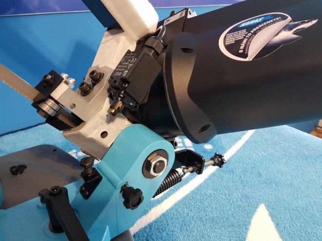 Koncový spínač u pily Pilana u Karase