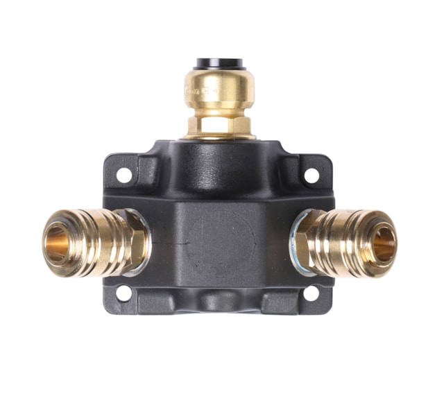 Rozdělovací krabice se 2 rychlospojkami o 22 mm