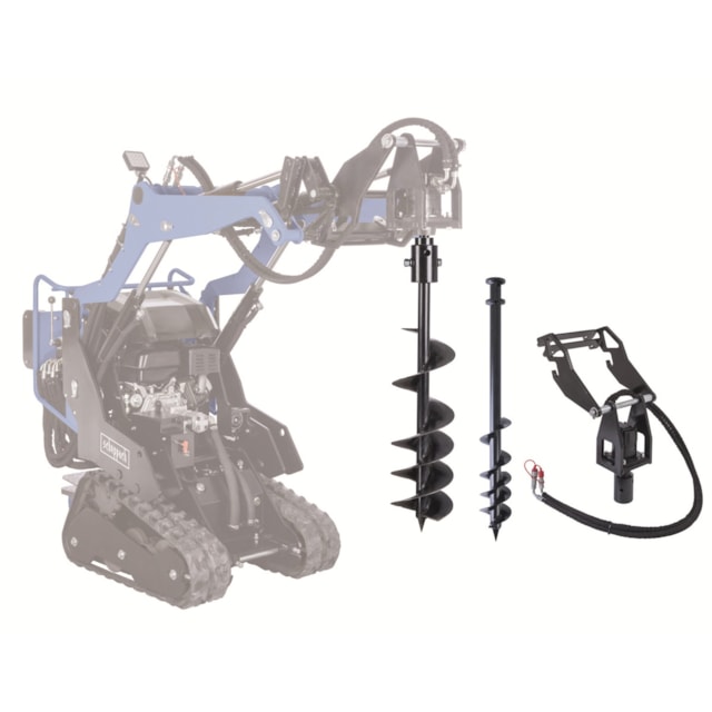 Scheppach SET pohonu pro zemní vrtáky + zemní vrtáky 100 a  200 mm