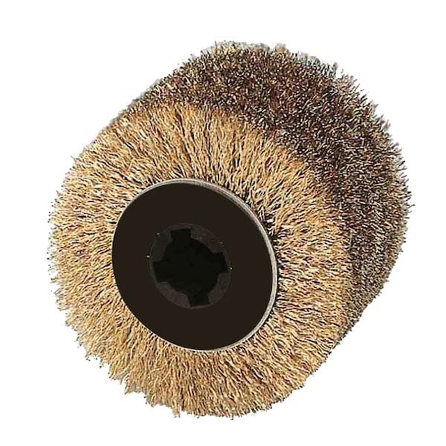 Brusný ocelový kartáč O 0,3 mm, 100 x 100 x 19,1