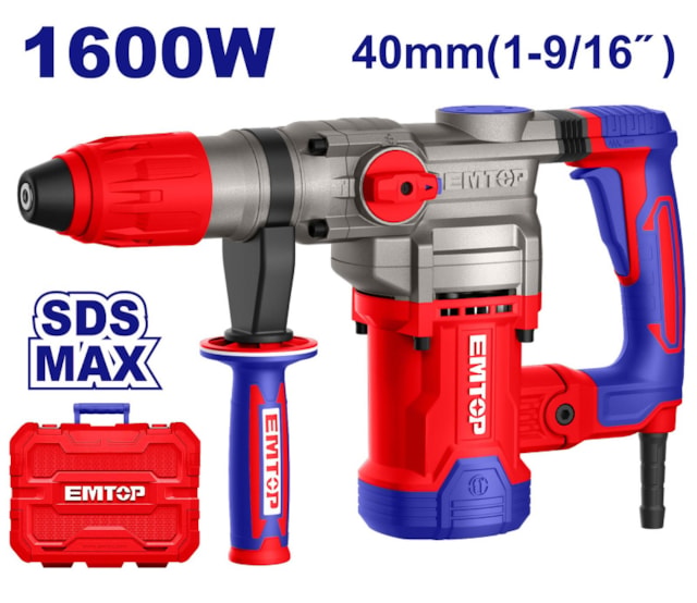 Pneumatické kombinované kladivo 1600W 10J SDS Max