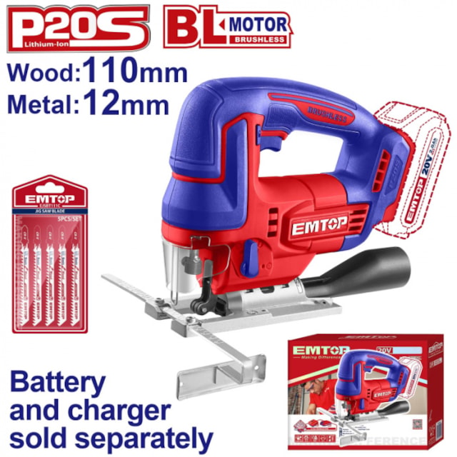 Aku přímočará pila 20V 110mm solo