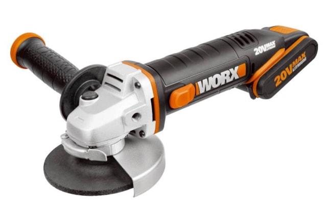 WX800 - Aku úhlová bruska 20V 115mm 2x2Ah - Powershare