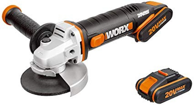 WX803 - Aku úhlová bruska 20V 125mm 2Ah+4Ah - PowerShare