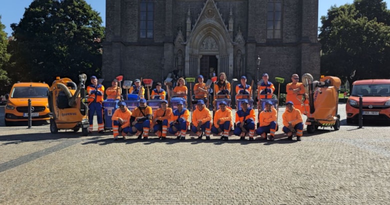 Nová výbava pro náš tým ručního úklidu