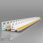 Začišťovací okenní lišty 3D