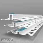 PVC lišty dilatační pro vnitřní a venkovní omítky
