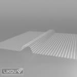 LBP-U continuous mesh groove profile