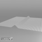 LBP-V continuous mesh groove profile