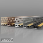 PS2-Flex colour 2D window reveal bead with protective lip