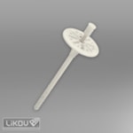 LMX 10 plastic anchor with metal pin
