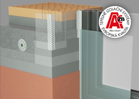 Kvalitativní třída A pro vnější tepelně izolační kontaktní systém ETICS