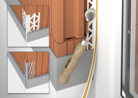 Lišty pre vnútorné a vonkajšie omietky