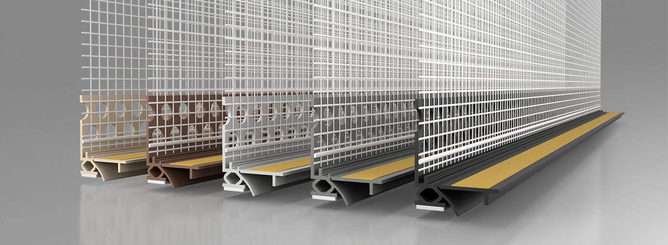 Napojovací začišťovací lišty