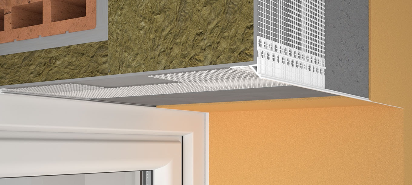 Rohové lišty s okapnicou