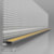 LS2-ADAPT grau 06/2,6m 2D Anputzprofil RAL 7005