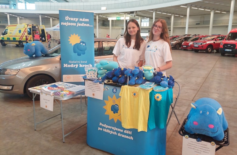 Nadační fond Modrý hroch a DEN BEZPEČNOSTI BVV Trade Fairs Brno 27. května 2023