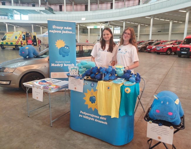 Nadační fond Modrý hroch a DEN BEZPEČNOSTI BVV Trade Fairs Brno 27. května 2023