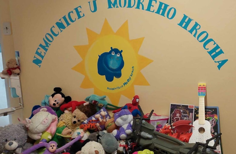 Předání hraček Dětské nemocnici FN Brno 5.1.2024