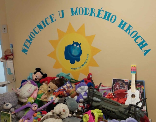 Předání hraček Dětské nemocnici FN Brno 5.1.2024