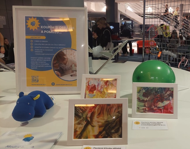 Modrý hroch na Noci vědců