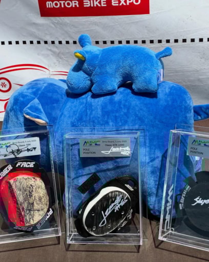 Modrý hroch na závodech Alpe Adria