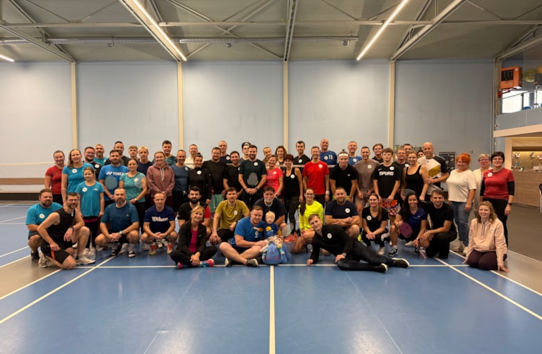 Badmintonový turnaj pro Modrého hrocha