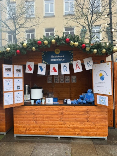 Hroší stánek u Jošta - vánoční trhy v Brně