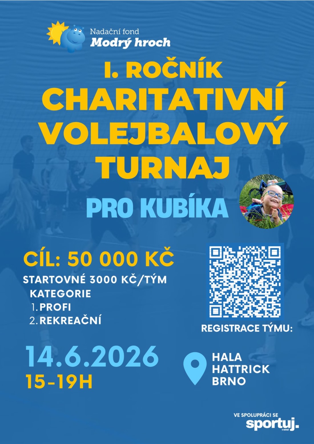 Leták Volejbalový turnaj A4