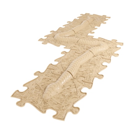 Set of orthopedic mats - Snake, beige