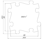 Normal tile dimensions