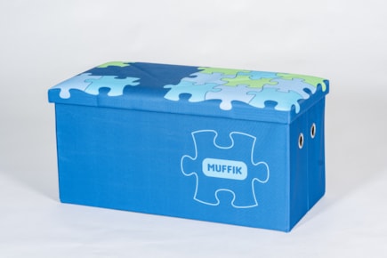 Pudełko do przechowywania MUFFIK duże niebieskie