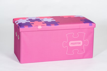 Úložný box MUFFIK velký - růžový
