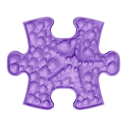 Alfombrilla ortopédica - Estrella de mar mini suave, Púrpura