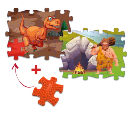 MUFFIK Puzzle Everlasting - Dinosauri/Preistoria