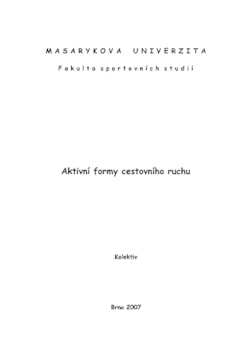 Aktivní formy cestovního ruchu