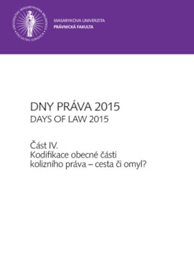 Dny práva 2015 – část IV.