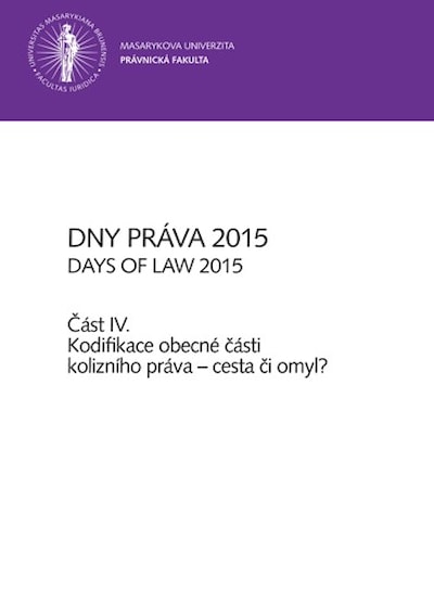 Dny práva 2015 – část IV.
