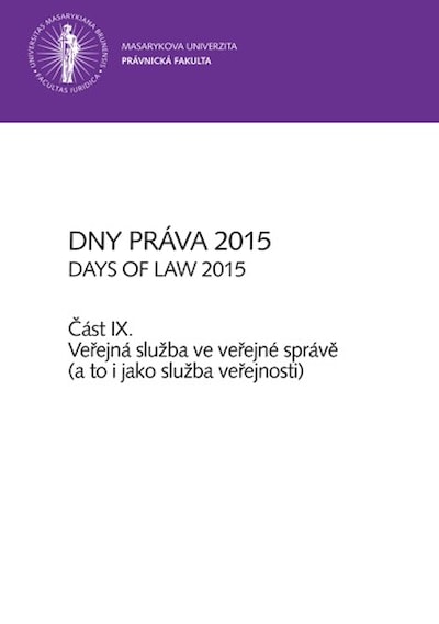 Dny práva 2015 – část IX.