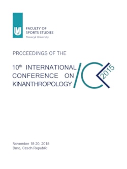 Proceedings of the 10th International Conference on Kinanthropology