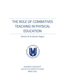 The role of combatives teaching in physical education